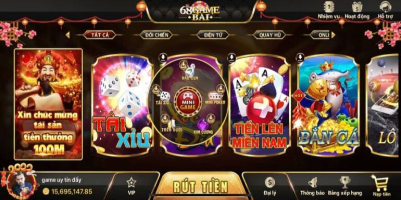 Kho game đa dạng